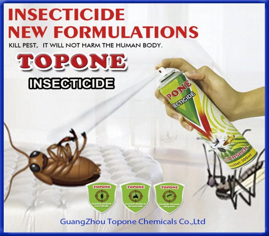 Pulvérisation d'insecticides